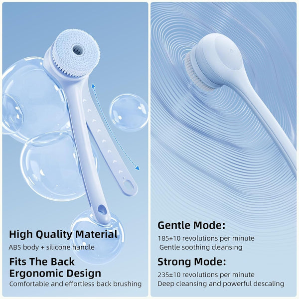 Sky Blue Shower Scrubber